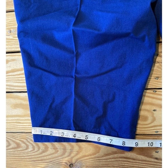 NEW Isaac Mizrahi Live Slim Pedal Pushers Size 22W Women’s Blue Stretch - Picture 8 of 9